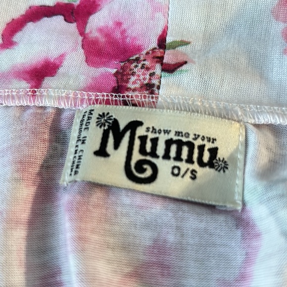 Show Me Your MuMu brand roses print robe.  One day.  Excellent condition. - Picture 2 of 10